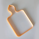 Original Form Handle Clay Cutting Board Template – Ceramic Slab Cutter (28 cm)